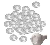 Tampon de Porte de Placard | Patins Transparents en Silicone pour Meubles avec Adhésif Fort | Protection Réductrice de Bruit pour Meubles, Tiroirs et Pieds d'Appareils