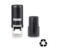 Tampon de recyclage - Tampon d'emballage - Encre noire auto-encreur - env. 11 mm
