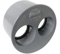 Tampon de réduction double NICOLL - PVC - Ø 93/40/40 mm - TT44