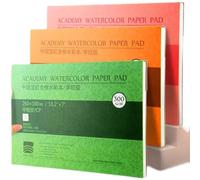 Tampon de scellage en papier pour aquarelle 100% coton, 32K 16K 8K, 20 feuilles 300g/m2/200g/m2, livre de peinture pour dessin, carnet de croquis, fournitures d'art 200g-Mid Grain
