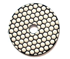 Tampon diamant autogrippant de ponçage et polissage K400 - Ø 100mm