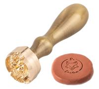 Tampon en argile en laiton personnalisé Outil d'impression de conception personnalisée for la poterie, la céramique, le chocolat, le savon et la fabrication de biscuits Tampon fait main(1.5"/3.81CM)