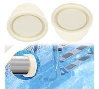 Tampon en Caoutchouc pour Piscine, Protecteur Pare-Chocs pour Piscine Bouchon, Accessoire de Piscine de Pare-Chocs de sécurité d'échelle de Prise en Caoutchouc d'échelle 2.4x1.5x1.3in 2 pièces