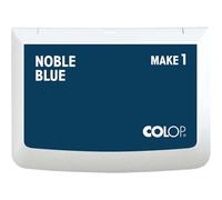 Colop - Tampon encreur MAKE 1 - 90 x 50 mm - Base d'eau séchage rapide - Bleu foncé (Noble Blue)