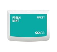 Tampon encreur COLOP MAKE 1 | Menthe (Fresh Mint) | 90 x 50 mm | Tampon encreur à base d'eau à séchage rapide pour tampons en bois et tampons créatifs | Bricolage et bureau