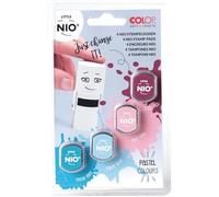 Tampon encreur de décoration - COLOP - Little Nio - 4pcs pastel - 20x25mm