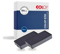 Coussinet encreur de rechange E/20, bleu, 2 pièces