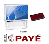 Tampon Encreur Payé Colop Printer 40 59x23mm Rouge