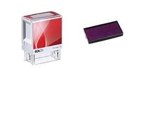 Tampon encreur Personnalisé 3 lignes COLOP Printer 10 27x10mm pour adresse et raison sociale Violet