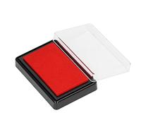Tampon Encreur pour Empreintes de bébé, Tampon Encreur pour Empreintes de Mains de bébé, Tampon Encreur Nettoyable pour Empreintes de Mains et de Pieds, Matériau PVC (Encre rouge)