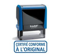 Tampon encreur Xprint 'Certifié conforme à l'original' Trodat - Tampons formules commerciales - Bruneau