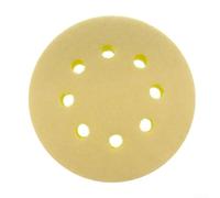 Tampon Interface pour mousse 5 Pouces 8 Trous pour Ponceuse Tampon | Réduit les vibrations, pour idéal courbes voitures, compatible disques , usage humide sec, 8 trous aspiration