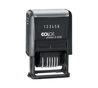 Colop Tampon numéroteur S226 auto-encreur – 6 chiffres, caractères 4 mm – Noir
