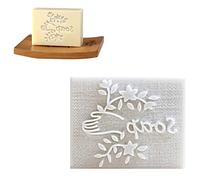 Tampon pour savon en résine Tampon pour savon naturel fait à la main Impression d'un motif d'arbre Personnalité de savon en résine Mini tampon pour la fabrication de savon