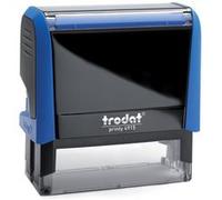 Tampon pour texte Printy 4915 4.0, 7 lignes, bleu