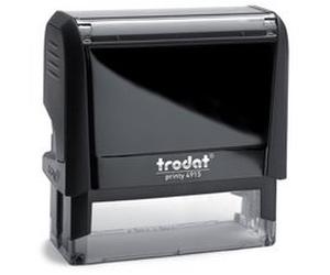 Tampon pour texte Printy 4915 4.0, 7 lignes, noir