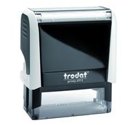 Tampon texte personnalisable Printy 4913 Trodat monochrome 5 lignes