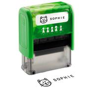 tampon texte trodat, personnalisable Tampon DeineDinge 8911 avec logo (211902)