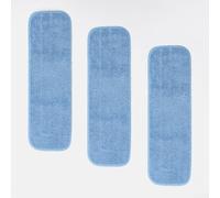 Tampons absorbants en microfibre, tampons de rechange absorbants lavables, compatibles avec E-Cloth Deep Clean Mop, recharge de tête de balai lavable (3 pièces)