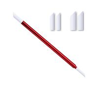 Tampons d ' essuyage réutilisables, Red | Profil de tampon d ' essuyage incliné, essuyage guidé autour des zones incurvées du modèle, nettoyable pour des
