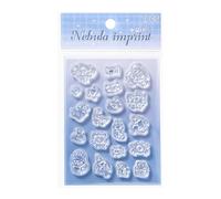 Tampons de planification Support acrylique transparent avec motif | Ensemble de timbres de journal pour la création de livres de reliure de bloc-notes de cartes d'album Enveloppe de lettre