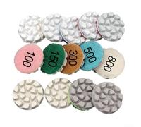 Tampons de polissage humides et secs de 25 mm/Disques de meulage en jadéite de 2,5 cm/polisseuse de comptoir en marbre granit/restauration de sol en pierre de béton/roues abrasives à aiguiser en émeri
