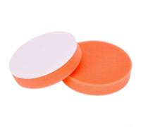 Tampons de polissage plats en mousse de polyéther souple de 125 mm pour cirage et polissage, compatible avec les polisseuses électriques ou pneumatiques
