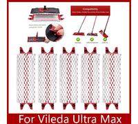 Tampons de rechange en microfibre pour balai plat Vileda Ultra Max, séchage rapide, lavables en machine, réutilisables, pièces de nettoyage 1 Mop Cloths