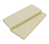 Tampons de remplacement pour brosses en feutre de Marshalltown (une paire), pour éliminer l'eau des surfaces, dimensions : 102x229 mm