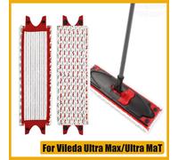 Tampons de vadrouille de sol en microfibre pour Vileda Ultra Max, tissu de vadrouille plat de remplacement, séchage rapide, lavable en Machine, pièces de nettoyage réutilisables 4pcs