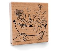 Tampons en bois et en caoutchouc pour cartes et cadeaux, tampons en bois pour scrapbooking et décoration textile