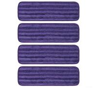 Tampons en microfibre compatibles avec PowerMop Solution efficace de nettoyage des sols (violet)