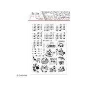 Tampons Stampo Bullet Journal - Mois universels - 25 pcs