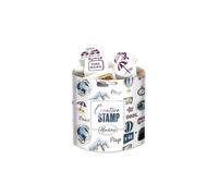 Tampons - Stampo Scrap - Voyage - 47 pcs - Noir - Mixte - Etude