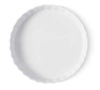 TAMUME Plat à Tarte Profond Plaque de Moule de Cuisson en Porcelaine et Pizza Pan, Moule à Tarte Rond en Céramique et Cannelé Plateau de Cuisson de Gâteau (20cm)
