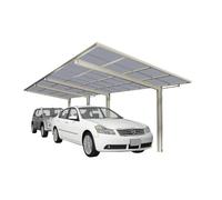 Tandem pour voitures en aluminium avec toiture droite - GREGALE
