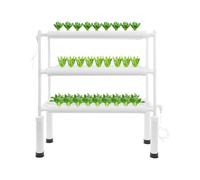 TaNeHaKi Système de culture hydroponique vertical, 3 couches, 108 trous | Kit de croissance hydroponique, support hydroponique, systèmes de culture de plantes sans terre