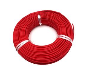 Tangerniu Câble chauffant en cuivre souple de 2 mètres, fil de Silicone tressé en fibre de verre résistant aux hautes températures Élément chauffant