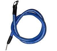 Tangerniu Fil de Silicone 100cm 8AWG 8,3 mm2, câble souple résistant au froid et aux hautes températures Démarreur(Blue)