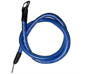 Tangerniu Fil de Silicone 100cm 8AWG 8,3 mm2, câble souple résistant au froid et aux hautes températures Démarreur(Blue)