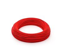 Tangerniu Fil de Silicone résistant aux hautes températures de 2 mètres, câble tressé en Fiber de verre isolé ignifuge Élément chauffant