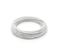Tangerniu Fil de Silicone résistant aux hautes températures de 2 mètres, câble tressé en Fiber de verre isolé ignifuge Élément chauffant
