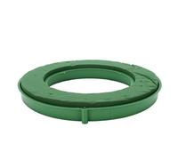 Tangxi 11.8 Pouce Couronne en Mousse Florale pour Composition Florale | Base de couronne ronde absorbante, support en plastique robuste, maintien sécurisé par ventouse, vraies fleurs
