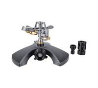 Tangxi Arroseur de Jardin Rotatif Arroseur Automatique de Pelouse | Arrosage de grandes surfaces, couverture réglable à 360 degrés, tête en métal robuste, irrigateur de gazon oscillant
