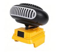 Tangxi Chauffage D'appoint sans Fil 2 Vitesses 200W sur Batterie | Conception compacte portable, rotation à 360 degrés, deux ports de chargement USB, fonctionnement silencieux, utilisation