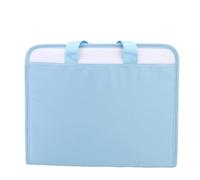 Tangxi Organisateur de Fichiers en Accordéon Dossier de Documents Extensible Durable avec Poignée pour Voyage Bureau école Bleu 13 Poches