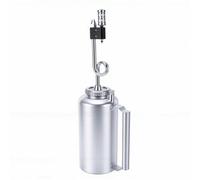 Tangxi Torche Goutte à Goutte Robuste de 5l, Réservoir en Fonte à Double Fond avec Clapet Anti-retour de Piège à Carburant de Remplissage à Grande Bouche pour les Terres Forestières et
