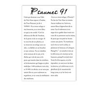 TANYANG Psaume 91 Écriture Affiche Murale Celui Qui Habite Dans L’Abri Bible Verset Toile Peinture Imprimer Des Images Votre Décor De Maison Chrétienne 40X50Cm Sans Cadre
