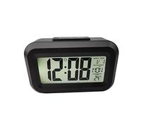 TANYTAO-SHOP Réveils d'intérieur Accueil Moderne Home Horloge Numérique Alarme de Snooze for Chambres de chevauche Enfants Adultes décoration de la Maison, Noir pour Chambres à Coucher Salon Bureau