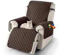 TAOCOCO Housse de Fauteuil Relax 1 Place, Housse pour Fauteuil Relax Ectrique avec Poche, Protege Canape Impermeable, Adaptée aux Enfants et Animaux, Lavable.(Chocolat, 25 inch)
